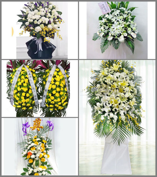 河南南阳桐柏县回龙乡白事花篮预定
